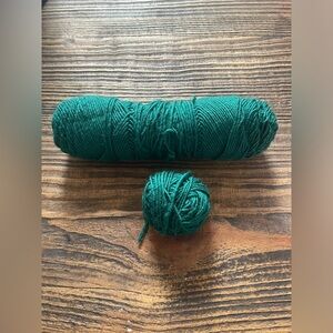 Lamb’s Pride Worsted Christmas Green Wool and Mohair